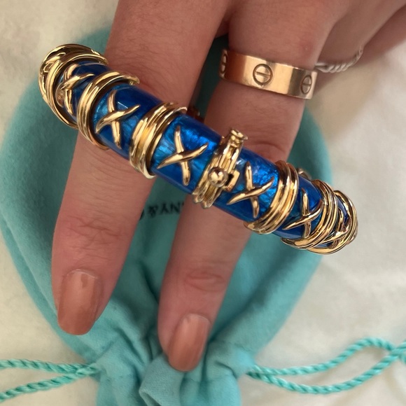 Tiffany and Co. schlumberger enamel bracelet - Picture 3 of 5